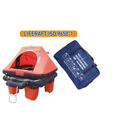 LIFERAFT ISO 9650-1 ATOMA 6 ΒΑΛΙΤΣΑ L70xW45xH29cm BAΡΟΣ 42kg