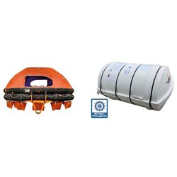 LIFERAFT  ΑΤΟΜΑ 12 ΜΗΚΟΣ ΚΑΝΙΣΤΡΟΥ 1320mm ΠΛΑΤΟΣ ΚΑΝΙΣΤΡΟΥ 680mm